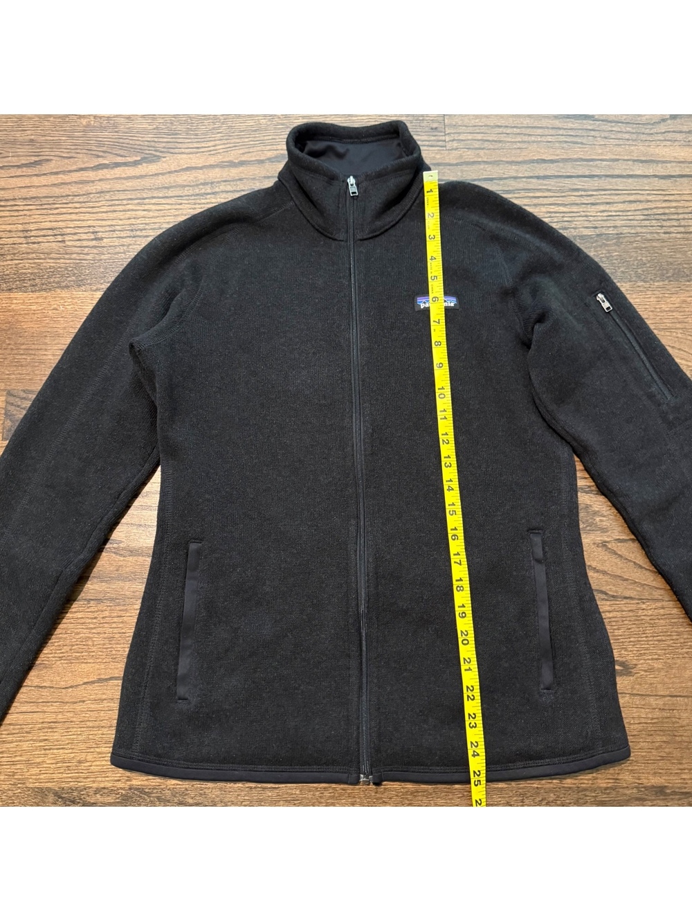 Patagonia Women's Better Sweater Fleece Full Zip Black Jacket Size Medium - Picture 6 of 8